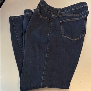 St. John's Bay Blue Straight Leg Jeans Classic Fit